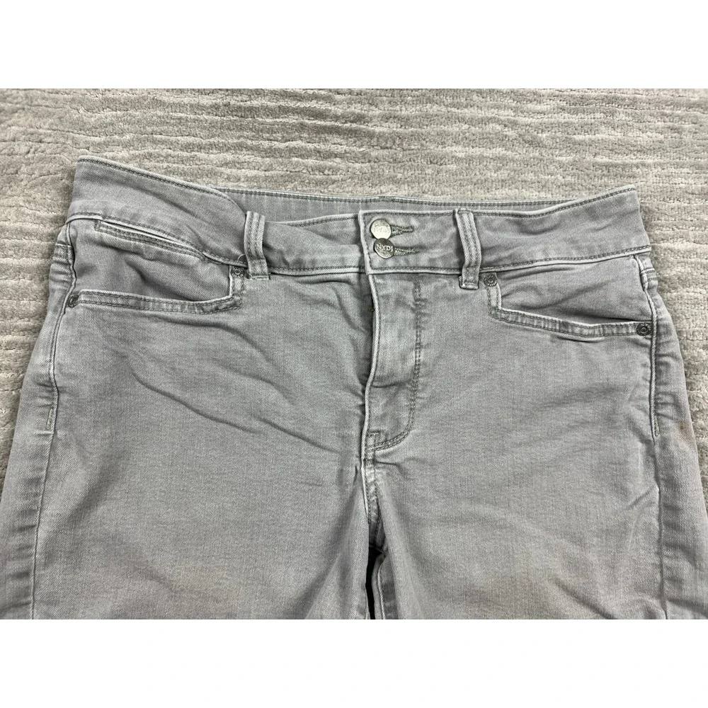 NYDJ Denim Shorts Womens 6 Grey‎ Lift Tuck Technology Cuffed Casual 5-Pocket